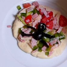 Pizza belegen