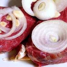 Steak marinieren