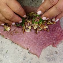 Schnitzel füllen