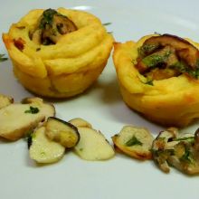 Steinpilz Kartoffel Muffins