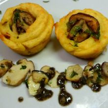 Steinpilz Kartoffel Muffins