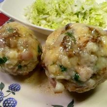 Steinpilzklöße mit Rauchfleisch