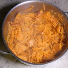 Suppe aufgießen
