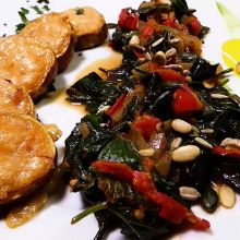 Süßkartoffeltaler mit Kalembula