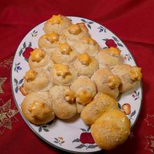 Tannenbaum-Brot, saftiges flaumiges Weißbrot