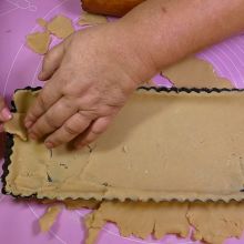 Tarteform auslegen