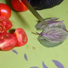 Tomaten schneiden