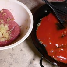 Paradeissauce vorbereiten