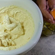 Butter zugeben