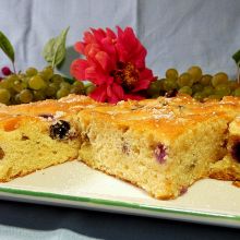 Weintraubenkuchen