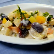 Viennese herring salad