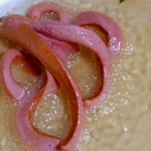 Krake frittieren