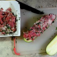 Zucchini füllen