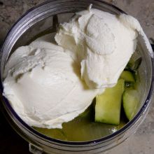 Zucchini pürieren