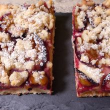 Zwetschgen Streuselkuchen aus Marzipangermteig