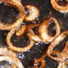 Zwiebel frittieren