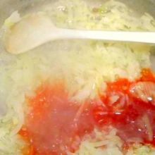 Zwiebel anrösten