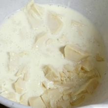 Mit Sahne übergießen