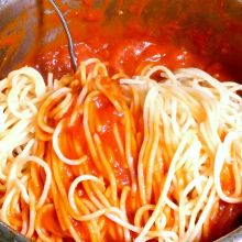 Spaghetti mit Paradeissauce