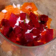 Rote Bete als Abschluss