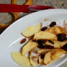 Äpfel marinieren