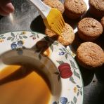 Painting the muffins