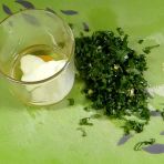 cut wild garlic
