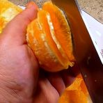 cut orange fillets