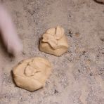 Grinding the dough
