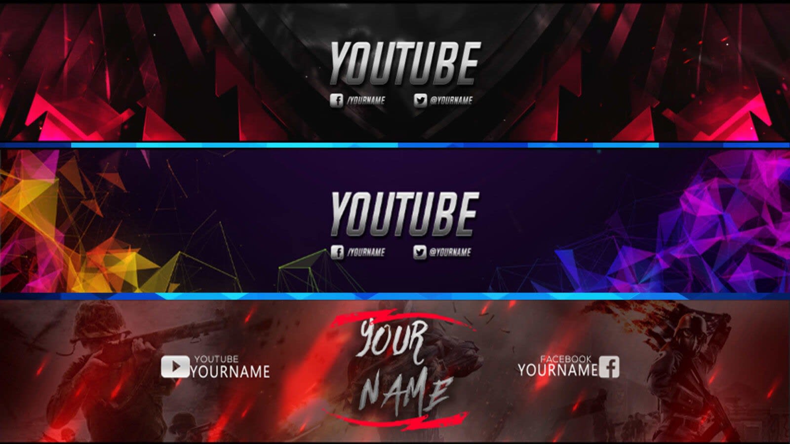 Neon Gaming Banner