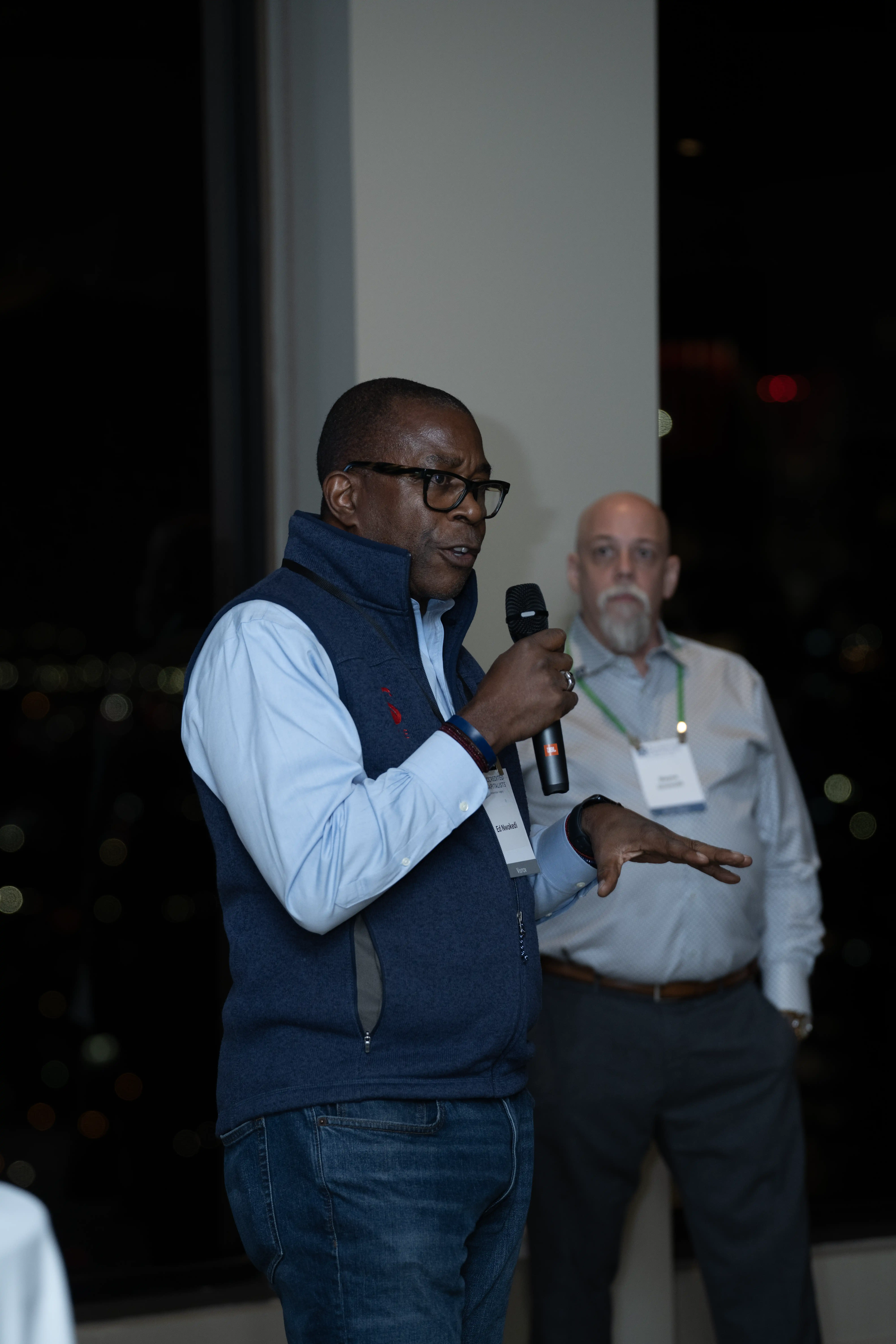 Member speaking at ACCAP event