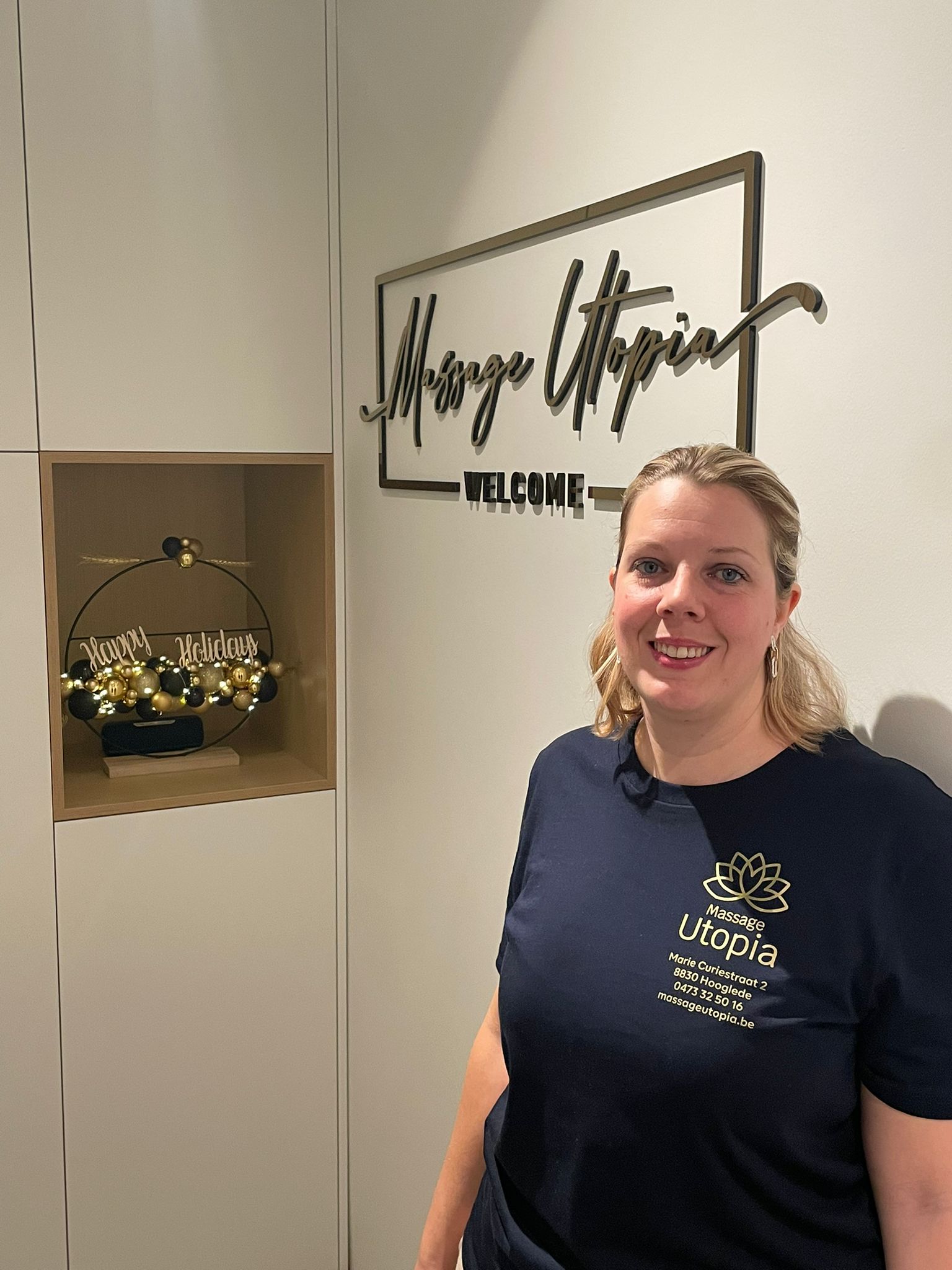 Eline, eigenaar van Massage Utopia