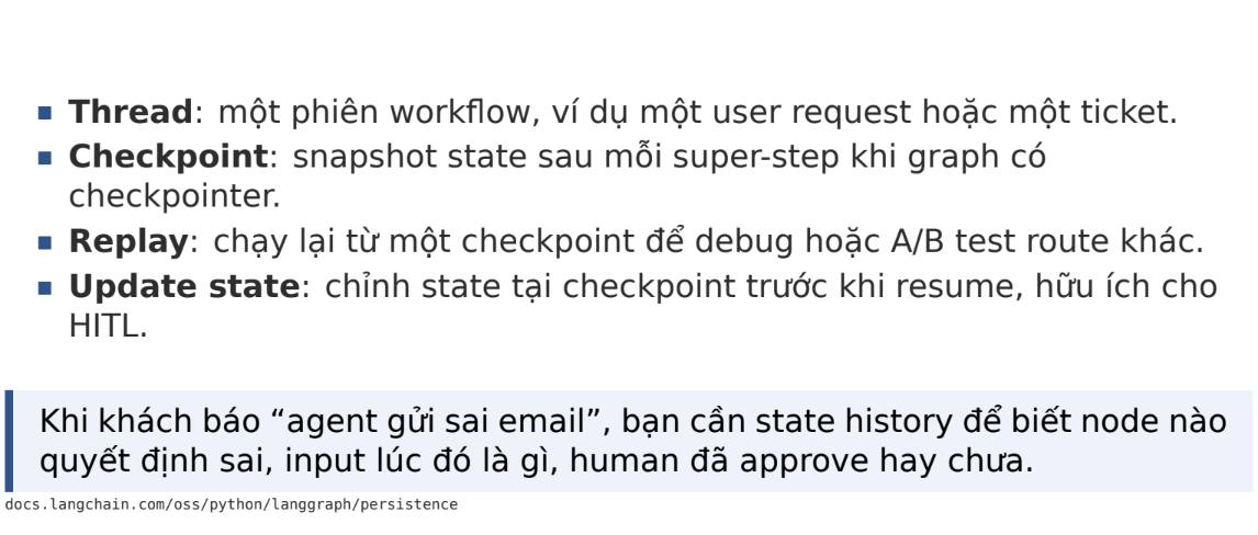 Thiết kế Stateful Agent trong LangGraph