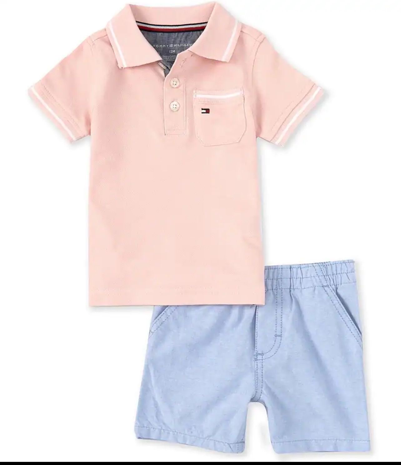 Ensemble Tommy Hilfiger 2 Pièces : T-shirt et Short - Bébé, Taille 24 mois