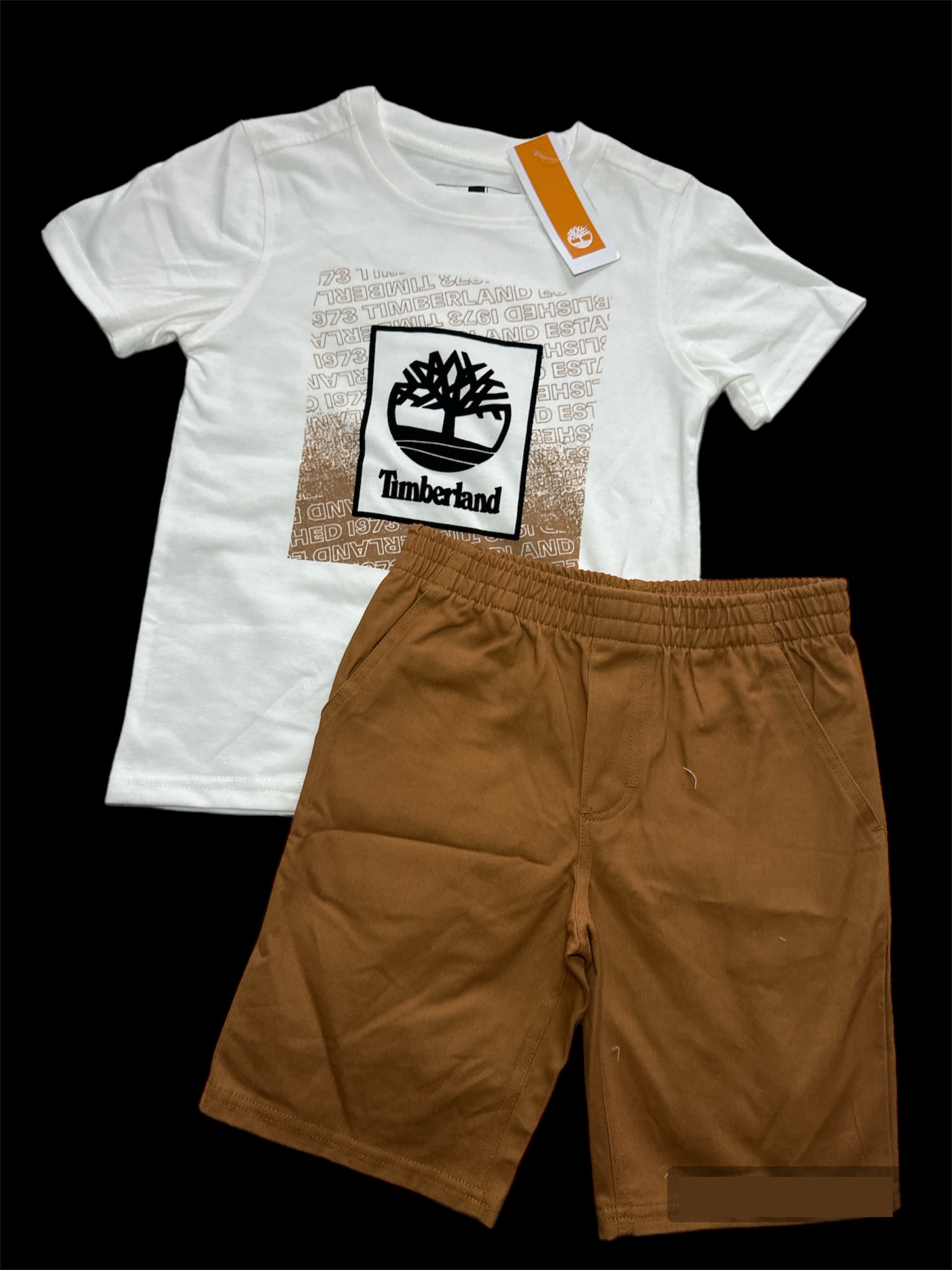 Ensemble Timberland 2 Pièces : T-shirt et Short - Taille 5