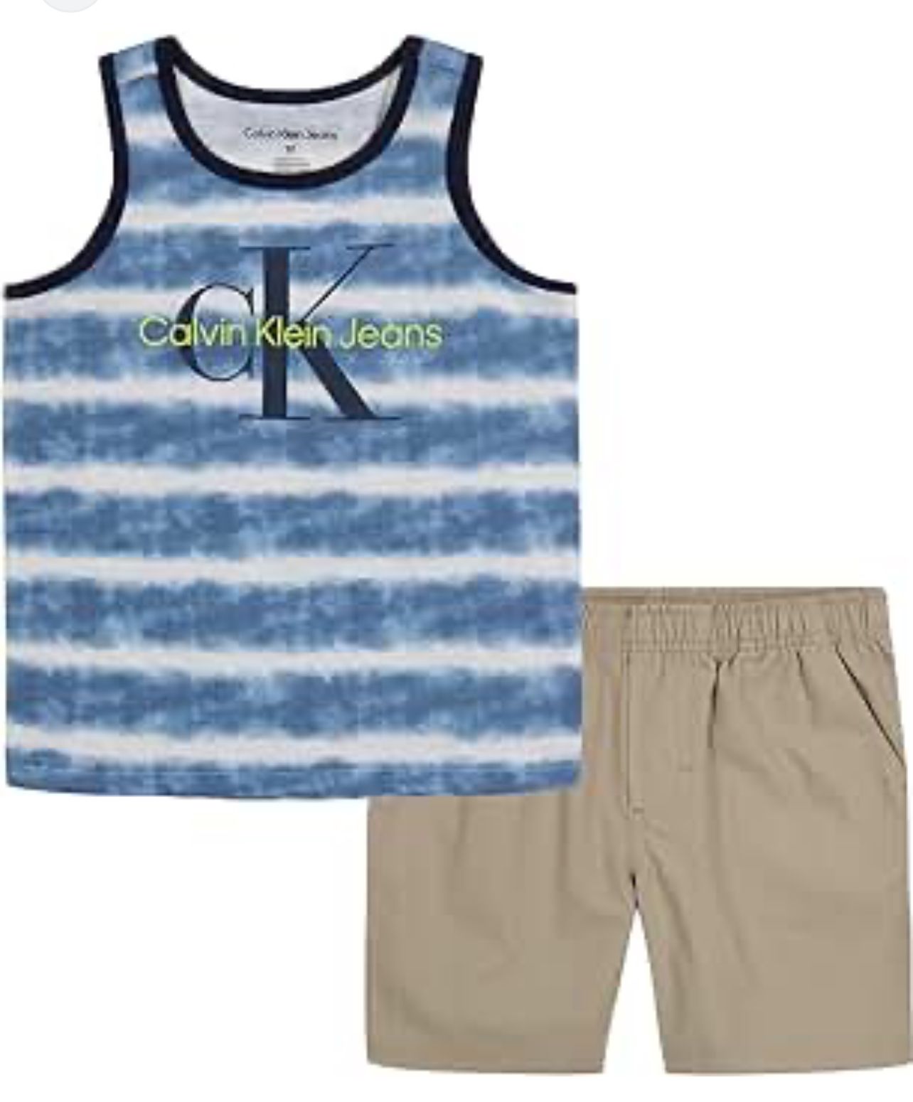 Ensemble Calvin Klein 2 Pièces : Débardeur et Short - Taille 3T