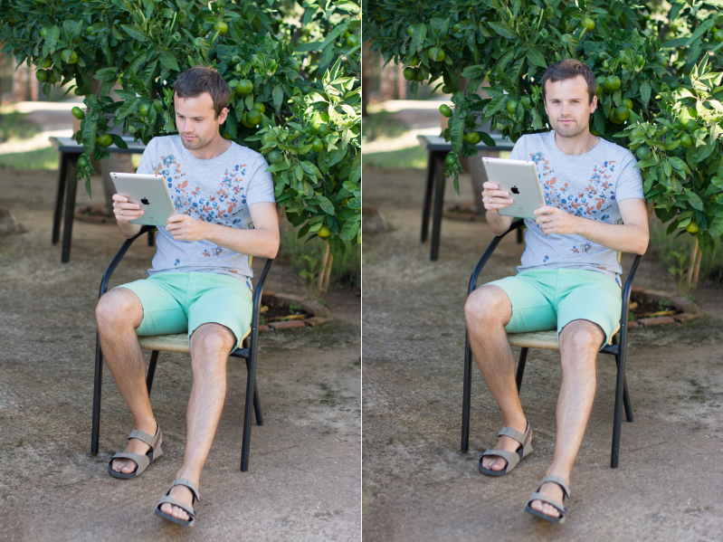 Nik working in Greece