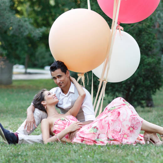 Giant Balloons and Ballet dancers