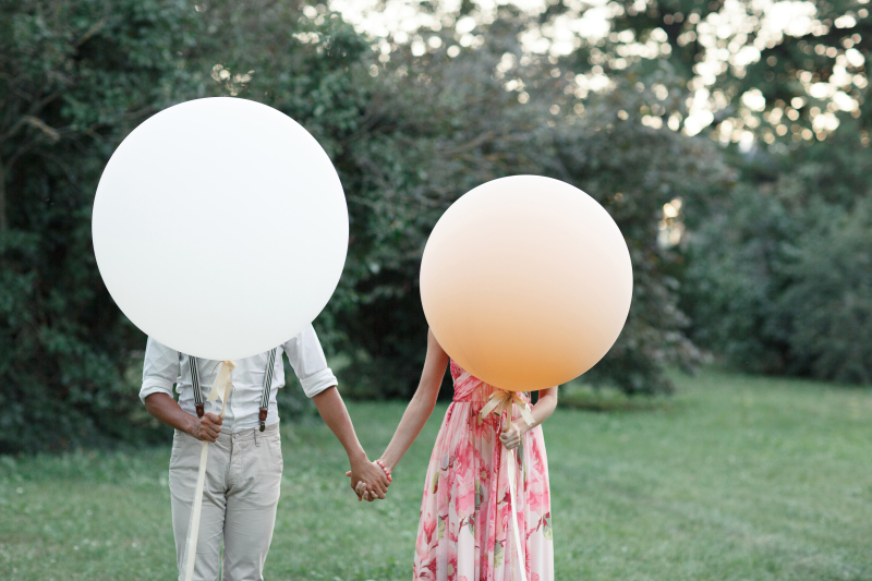 Giant Balloons and Ballet dancers