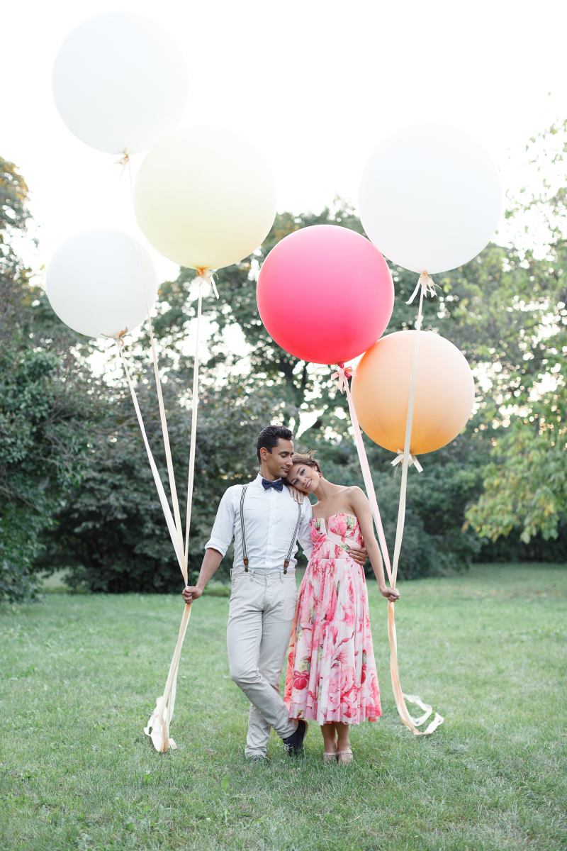 Giant Balloons and Ballet dancers