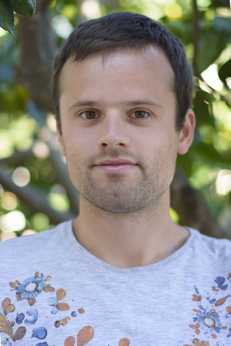 Nik working in Greece