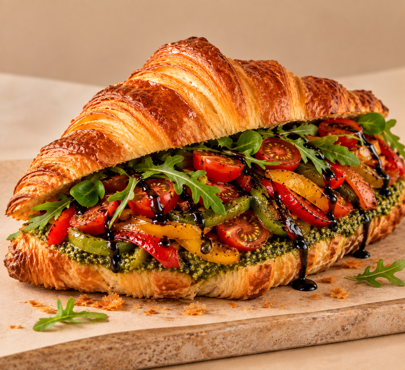 Croissant vegetarien