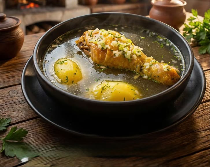 CALDO DE GALLINA