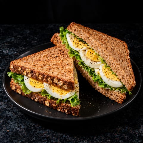 Boiled Egg Sandwich — Egg breakfast from Edibles, Kochi
