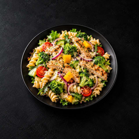 Broccoli Pasta Chicken Salad — Non-Veg dinner from Edibles, Kochi