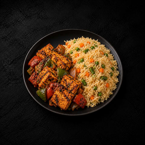 Masala Grill Paneer Veg Pulao — Veg dinner from Edibles, Kochi