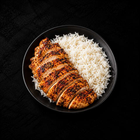 Spicy Cajun Grilled Chicken With Rice — Non-Veg dinner from Edibles, Kochi
