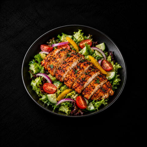 Tandoori Chicken Salad — Non-Veg dinner from Edibles, Kochi