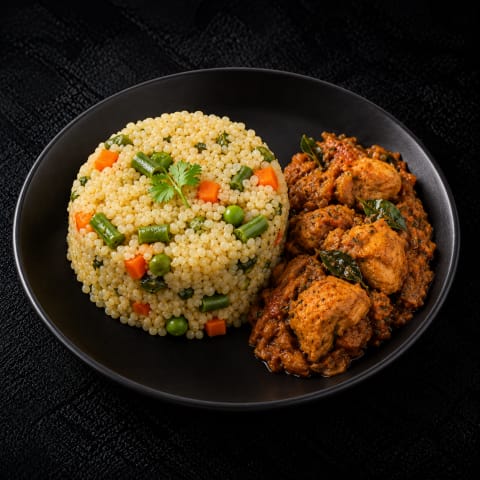 Chicken Masala Millets Pulao — Non-Veg lunch from Edibles, Kochi