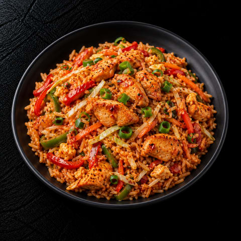 Schezwan Fried Rice Chicken — Non-Veg lunch from Edibles, Kochi